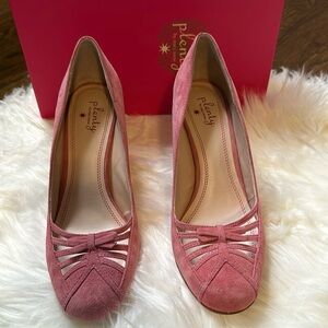 New in Box! Plenty by Tracy Reese pumps/heels, Jocasta, Size 39.5, coral